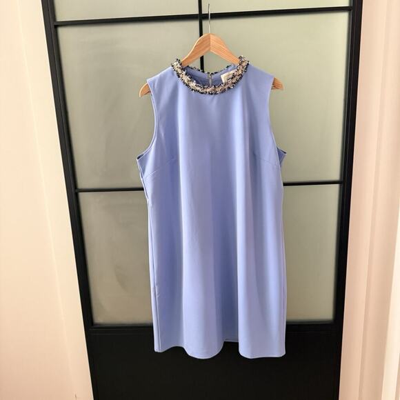 Sail To Sable Shift Dress Women’s XL Crepe Knee Length Sleeveless $198 New NWT - Picture 4 of 16